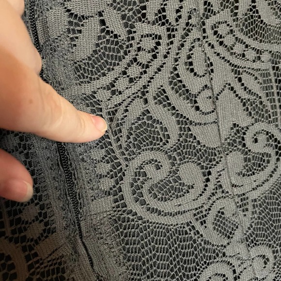 Dress S H&M Lace 3/4 Sleeve Dress Formal Workwear Lined Beautiful Delicate - Picture 8 of 10